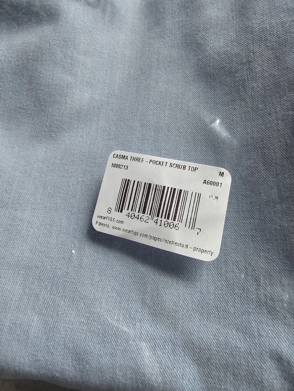 FIGS CHAMBRAY SCRUB SET. - Picture 3 of 6